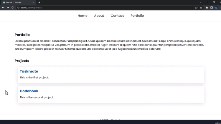 Web Application Using Flask